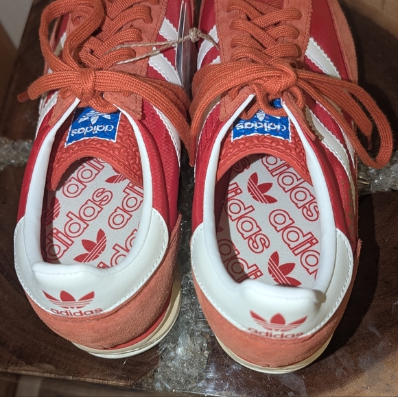 Adidas SL 72 Women's sz 9.5 in Preloved Red/Core White/Pure Ruby Colorway - Picture 8 of 13